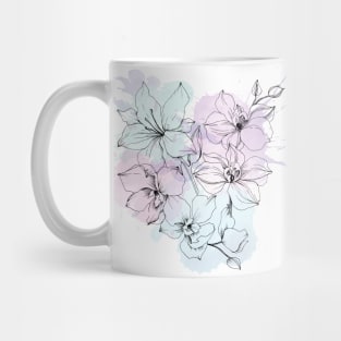 Flower art. Mug